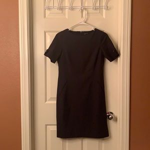 Land’s End Women’s Short Sleeve Navy Blue Professional Dress. Business. Work . 2